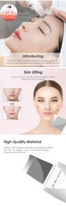 LouisWill Ultrasonic Skin Scrubber Skin Care Machine Skin Massager Facial Pore Cleanser Peeling Shovel Lift Machine Vibration Removal Blackhead Cleansing Deep Face Cleaning Machine for Skin Care