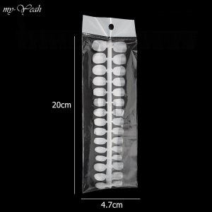 Monja 150Pcs Fake Nail Tips Full Cover Matte Almond Coffin Press on False Nail Tips UV Gel Extension DIY Building Manicure Tools