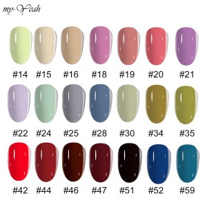 Monja 21 Colors 10ml Nail Art Gel Polish Pure Color UV LED Painting Gel Quick Drying Soak Off UV Varnish Makeup Beauty Tools