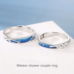 Creative Personality Meteor Shower Adjustable Couple Rings Girl Boy Friend Jewelry GiftProduct details of Creative Personality Meteor Shower Adjustable Couple Rings Girl Boy Friend Jewelry Gift Brand New and High qualit