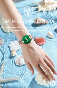Poedaghar Woman watch Luxury Green