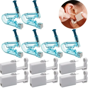 1pc Disposable Ear Piercing Gun Kit, Disinfect Earring Piercer Machine Studs Safety Nose Clip Body Jewelry Piercing Tool
