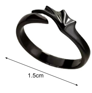 BODHI Stylish Rings Adjustable Angel Devil Couple Rings Engagement Accessory