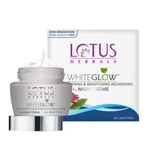 LOTUS HERBALS WHITEGLOW Skin Whitening & Brightening Nourishing Night Crème 40g