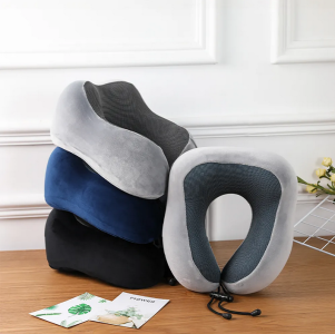 Soft Travel Pillow U Shaped Travel Healthcare Memory Foam Neck Cervical Airplane Pillow Neck Cushion