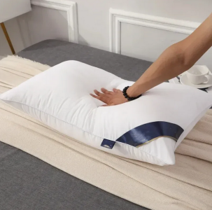 100% Cotton White bounce back pillow solid color soft comfortable Bedroom Bed pillow 5star hotel home Single Adult Pillow