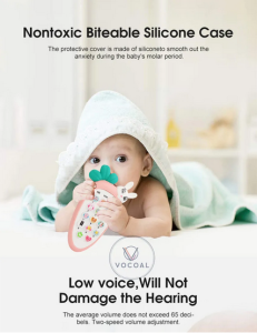 Vocoal Baby Toys Cell Phone Toy Learning Play Toddler Early Education Telephone Silicone Cover