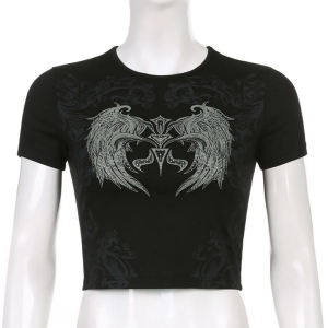 Graphic Aesthetic Harajuku Streetwear Women Top Crop