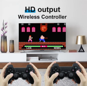 Video Game Console Built-in 20000 Games Wireless Controller TV Game Stick 4K HD Retro Mini Handheld Game Player