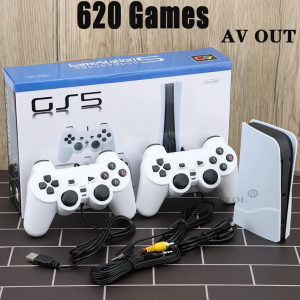 NEW GS5 Pro G620 Video Game Console With 620 Classic Game 8 Bit TV Console Retro Handheld USB Two Wired Gaming Player AV Output