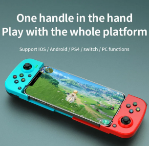 itchS Android PT 5.0 telescopic joystick BS4 mobile phone puller suitable for P joystick D3 gamepad telescopic wireless game controller Apple IOUBG Sw