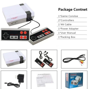 Mini TV Handheld Family Recreation Video Game Console AV Output Retro Built-in 620 Classic Games Dual Gamepad Gaming Player