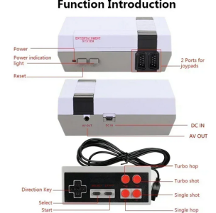 Mini TV Handheld Family Recreation Video Game Console AV Output Retro Built-in 620 Classic Games Dual Gamepad Gaming Player