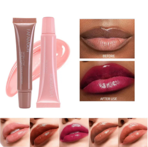 Water Moisturizing Glossy Lip Gloss Long Lasting Hydrating Remove Dead Skin Plumping Non-stick Cup Lips Oil Makeup Cosmetic