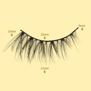 MAGEFY 10 Pairs Pack Eyelashes Extensions Sexy Cat Eye False Eyelashes Natural Look Mink Lashes Strip Lashes For Women Daily