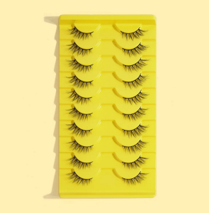 MAGEFY 10 Pairs Pack Eyelashes Extensions Sexy Cat Eye False Eyelashes Natural Look Mink Lashes Strip Lashes For Women Daily