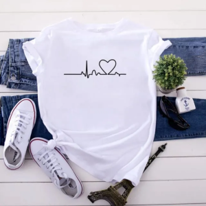 Love Degin Tshirt Jarsy Women