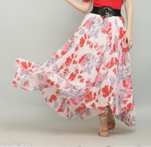 Fancy Feminine Women Western Skirts