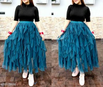 Bitsy Owl Trendy Women Western Skirts