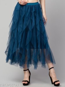 Designer Feminine Women Western Skirts