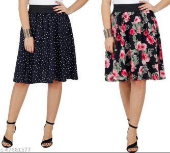 Casual Trendy Women Western Skirts