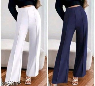 Fancy Graceful Women Women Trousers
