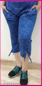 Trendy Feminine Women Capris
