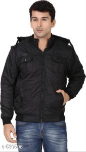 Men's Comfy Solid Nylon Jackets Vol 2