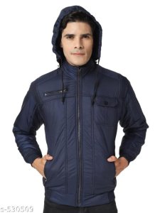 Men's Comfy Solid Nylon Jackets Vol 2