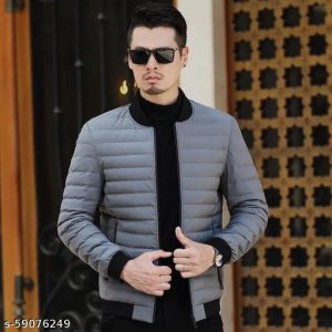 Pretty Glamorous Men Jackets(black)