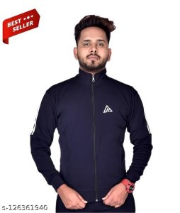 Fancy Graceful Men Jackets(black)