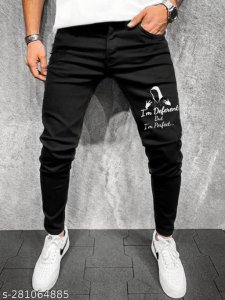 Men Denim Printed Jeans