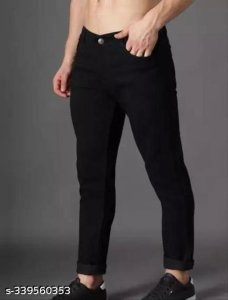 Men Cotton Blend Jeans
