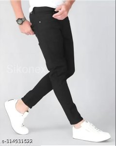 Men Solid Slim Fit Jeans