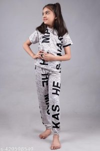 Modern Classy Girls Top & Bottom Sets
