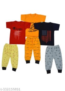 Cute Fancy Boys Top & Bottom Sets