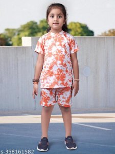 Cute Stylish Girls Top & Bottom Sets