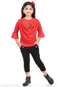 Tinkle Stylish Girls Top & Bottom Sets