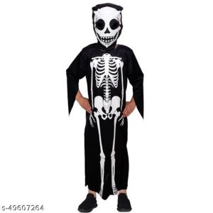 ITSMYCOSTUME Ghost Costume Dress for Kids(NO SOCKS & GLOVES INCLUDED)