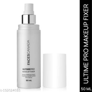 FACES CANADA Ultime Pro Makeup Fixer, 50 ml | Long Lasting Makeup Setting Spray | Keeps Makeup Intact | Hydrates, Soothes & Refreshes Skin | Hyaluronic Acid & Vitamin E Enriched | No Alcohol