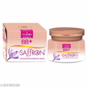 VI-JOHN WOMEN Saffron BB+ Fairness Cream for Women Pack Of 2 (100 g)