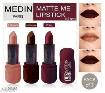 Multicolor Matte lipsticks & Smudge Proof combo set