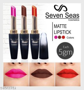 Seven Seas, Multicolor/ MatteLiquid/ LipstickPack of 3