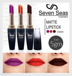Seven Seas, Multicolor/ MatteLiquid/ LipstickPack of 3