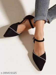 Suede Flat Sandals