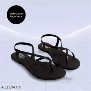 Suede Flat Sandals