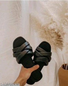 Syntethic Leather,Synthetic Flat Sandals