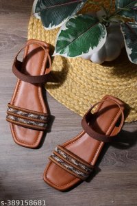 snasta PVC Flat Sandals