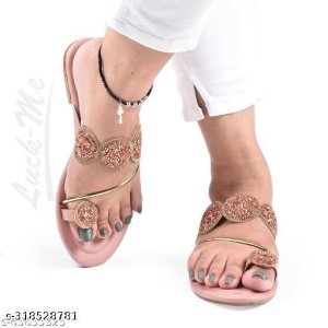Synthetic Flat Sandals