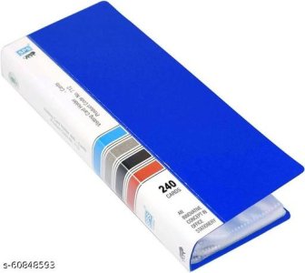 Business Card Holder, Debit/Credit/Business/Visiting Name Id Card Holder Book Case Organizer File - 480 Pockets(Pack of-1)